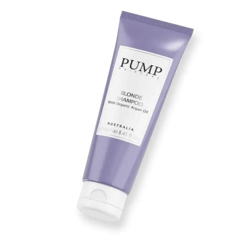 Pump Haircare Blonde Shampoo Sulphate Cruelty Free Organic 8.45 Oz